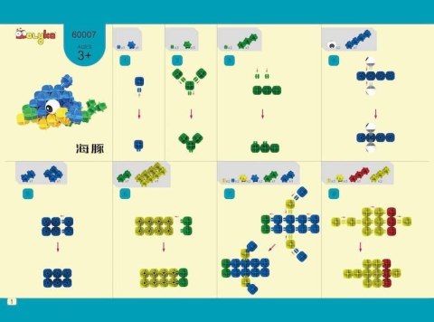 Klocki kreatywne Molyka Blue Box 158 el.
