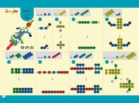 Klocki kreatywne Molyka Blue Box 158 el.