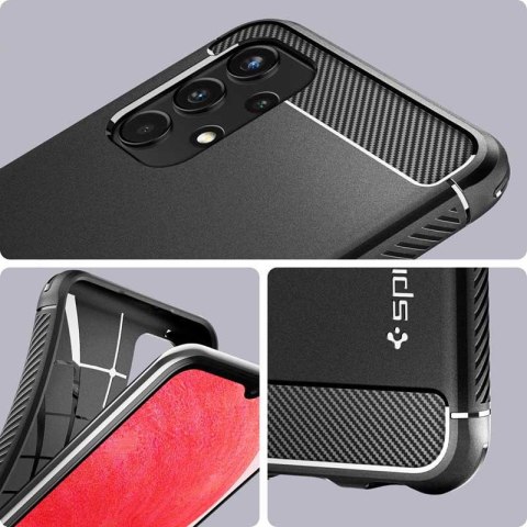 Spigen Rugged Armor - Etui do Samsung Galaxy A13 4G (Czarny)