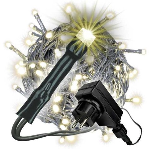 Lampki choinkowe 200 LED 20 m ciepłe białe IP44