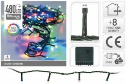 Lampki choinkowe 480 LED kolorowe zewnętrzne 48m lampki dekoracyjne