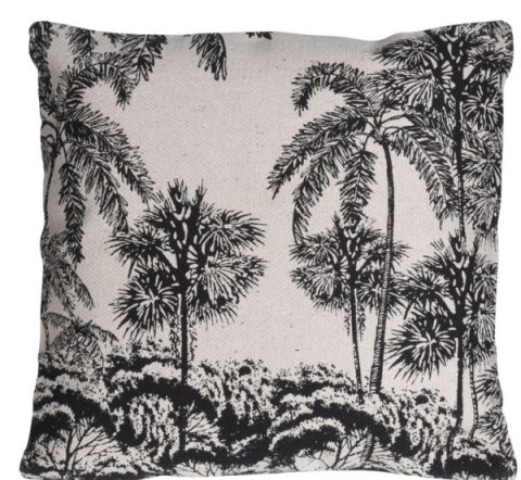 Poduszka dekoracyjna do ogrodu domu 45x45cm motyw Palmy bawełniana wzór 2