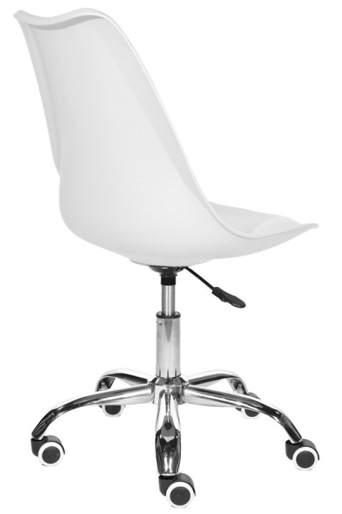 Krzesło obrotowe do biurka MONZA OFFICE WHITE PU