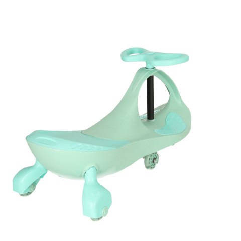 Jeździk grawitacyjny LED Swing Fix S3 świecące koła miętowy