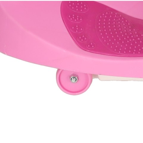 Jeździk grawitacyjny LED Swing Fix S3 świecące koła różowy