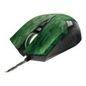 Trust GXT 781 Rixa Camo - Mysz optyczna dla graczy przewodowa 3200 DPI + podkładka