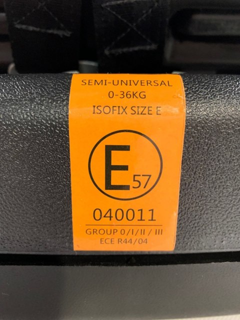 Fotelik samochodowy Bebico RS GREY 0-36 kg