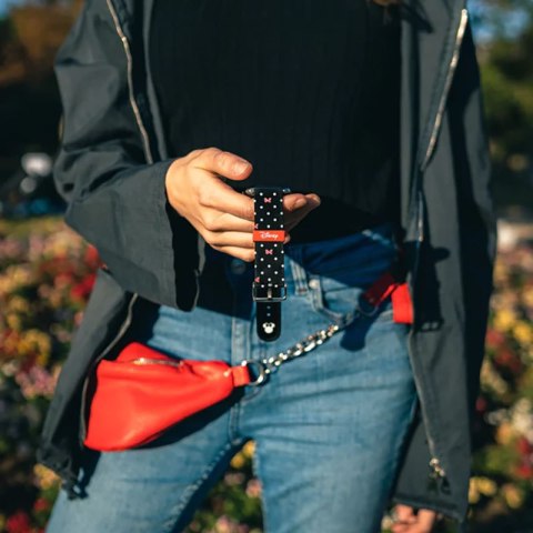 Disney Minnie Mouse - Pasek do Apple Watch (Polka Noir)