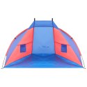 Namiot Osłona Plażowa Sun 200X100X105Cm Niebiesko-Czerwona Enero Camp