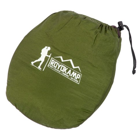 Hamak turystyczny z moskitierą 270x140 cm niebieski