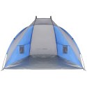 Namiot parawan plażowy Sun 200x100x105cm szaro-niebieska Enero Camp
