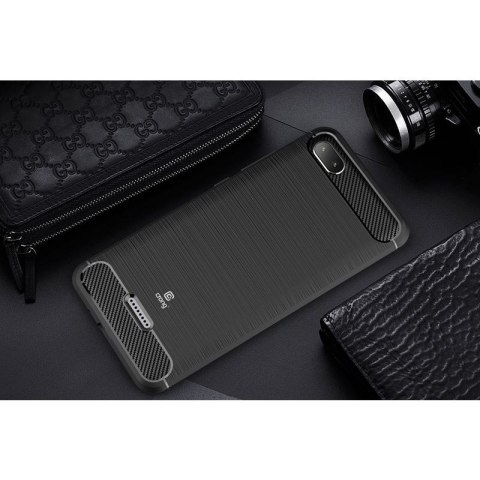 Crong Soft Armour Cover - Etui Xiaomi Redmi 6A (czarny)