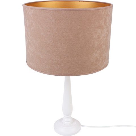 Lampa stołowa BERTA abażur beż