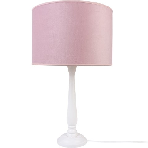 Lampa stołowa BERTA pudrowy róż