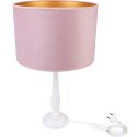 Lampa stołowa BERTA pudrowy róż