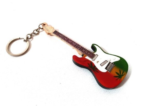 Breloczek - gitara Bob Marley, mahoń; EGK-0641
