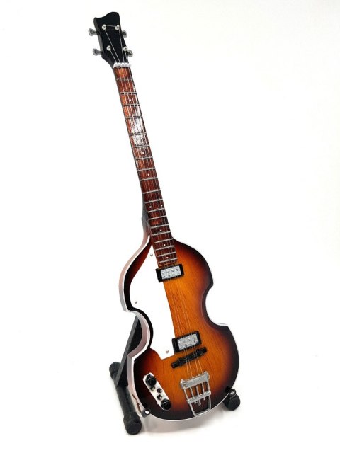 Mini gitara basowa- Paul Mc Cartney, the Beatles, MGT-2028, skala 1:4