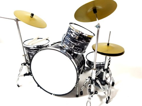 Mini perkusja czarno - biała MDR-0015; skala 1:5