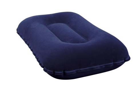 Poduszka dmuchana turystyczna welurowa BESTWAY 67121 granatowa