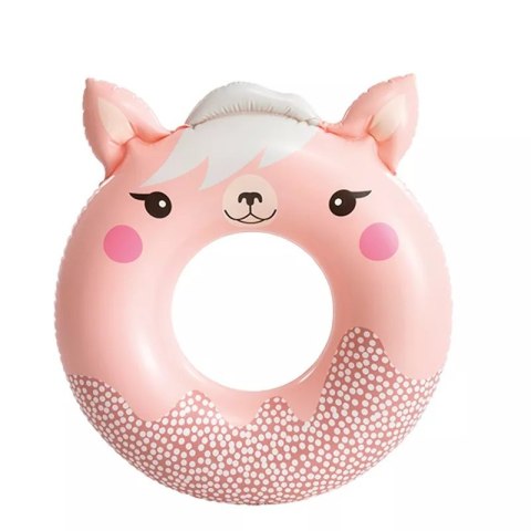 INTEX 59266 Kółko do pływania koło dmuchane ponton plażowy lama max 40kg 76 cm