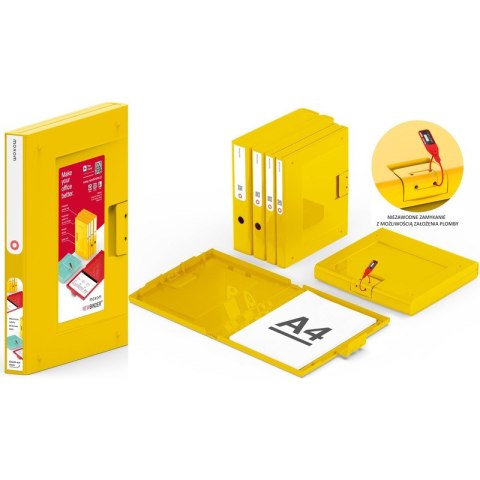 Segregator Maxom NewBinder A4/35mm szary