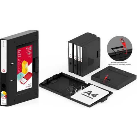 Segregator Maxom NewBinder A4/50mm szary