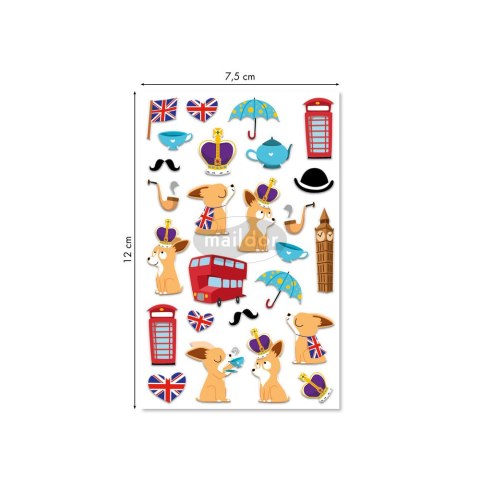 Naklejki 3D wypukłe Londyn