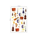 Naklejki 3D wypukłe Instrumenty Muzyczne