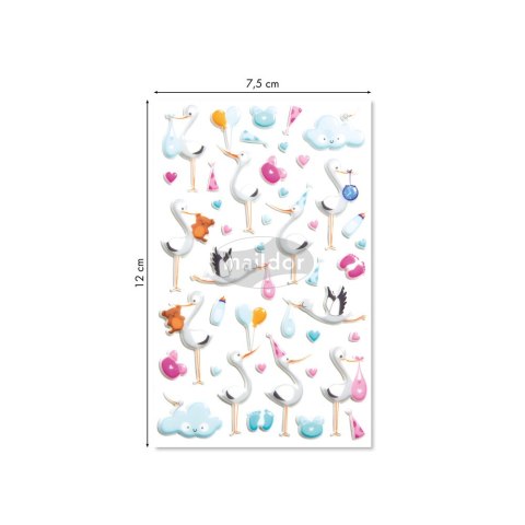 Naklejki 3D wypukłe Narodziny