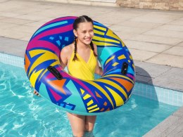 Bestway Dmuchane koło do pływania GEOMETRIC 107cm 12+ 36228