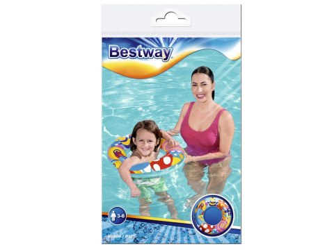 Bestway dmuchane Kółko do pływania zwierzątka 56cm 3-6 lat 36013