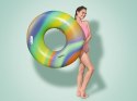 Bestway Dmuchane koło do pływania z uchwytami TĘCZOWE 119cm 36352
