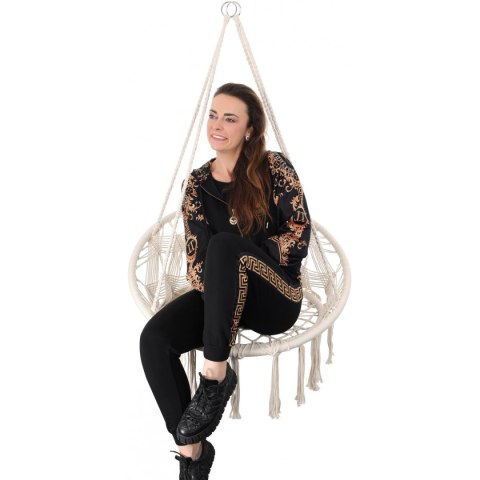 Hamak bocianie gniazdo fotel wiszący huśtawka 80x60cm new styl
