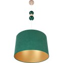 Lampa wisząca Bolla fi40 butelkowa zieleń