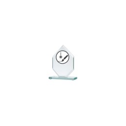 Trofeum szklane grawerowane + wypełnienie farbą