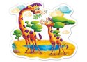 Puzzle 4w1 4,5,6,7-elementów Animals of Africa