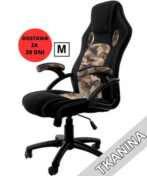 Fotel obrotowy do biurka CARRERA M ARMY FABRIC