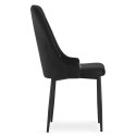 Krzesło AMORE - czarne x 4