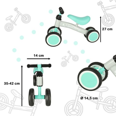 Rowerek biegowy Trike Fix Tiny rower jeździk 3w1 miętowy