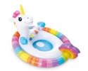 Kółko do pływania dla niemowląt koło pontonik dla dzieci dmuchany z siedziskiem jednorożec max 23kg 3-4lata INTEX 59570