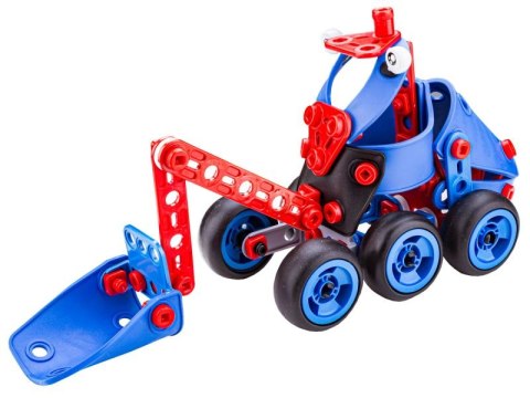 Klocki Elastyczne, Konstrukcyjne 143 El. Ciuchcia, Samolot, Helikopter, Auto Do Rozkręcania I Skręcania 6w1