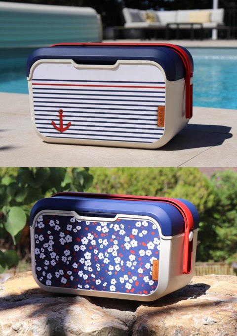 Lunchbox, lodówka turystyczna 5L Głęboki, kwiat wiśni 32,6x20x18,8cm