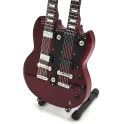 Mini gitara Led Zeppelin - Jimmy Page - Double Neck MGT-2059