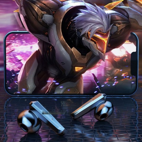 WEKOME VB05 Vanguard Series - Bezprzewodowe słuchawki Bluetooth V5.3 TWS z etui ładującym (Szary)