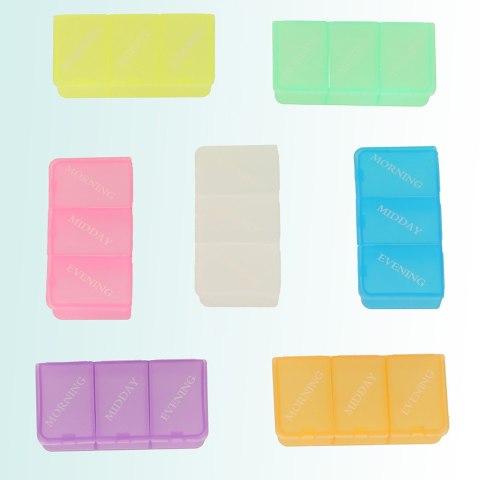 Organizer na leki pudełko kasetka na tabletki tygodniowy PL EN LT CS