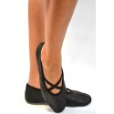 BALETKI CZARNE Z GUMKĄ R.37