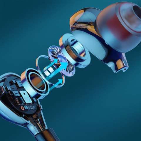 WEKOME YC06 Blackin Series - Słuchawki przewodowe HiFi jack 3,5 mm (Czarny)