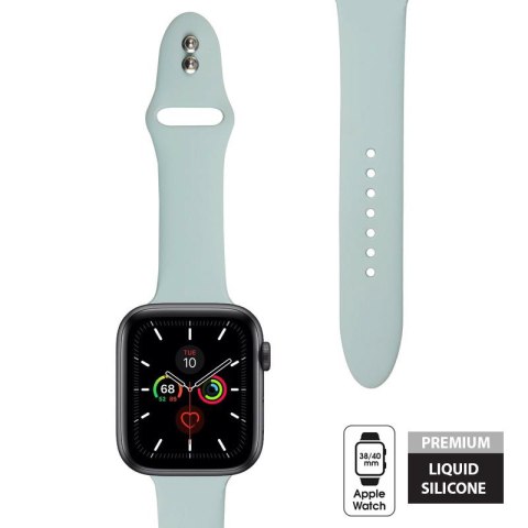 Crong Liquid - Pasek do Apple Watch 38/40 mm (miętowy)