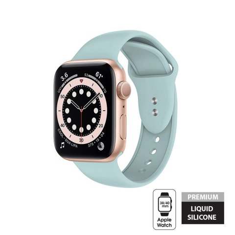 Crong Liquid - Pasek do Apple Watch 38/40 mm (miętowy)