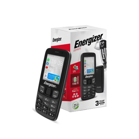 Energizer Energy E242S - Telefon 512MB RAM 4GB 4G Dual Sim EU (Czarny)